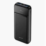 Proove Illuminator 2 Power Bank 10000mAh 22.5W ar LED Displeju un PD Ātro Uzlādi – Melns